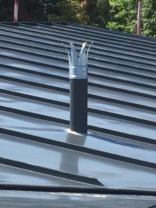 Handmade PMR soil/vent pipe - prestige metal roofing