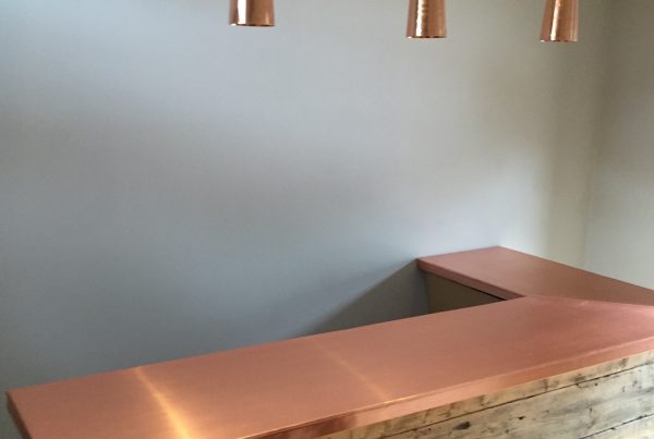 Copper bar top